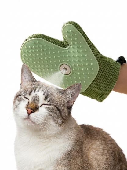 PurrSteam 3-in-1 Electric Pet Brush – Deep clean, de-shed, and massage your pet in one relaxing session